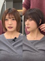 マウル ナゴヤ 名駅(MAEUL NAGOYA)&nbsp;ショートボブ　グレージュ　似合わせ　20代30代40代