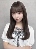 ★20代30代美髪ワンカール/オリーブグレージュ/顔まわりカット