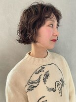 エン 三島(en)&nbsp;ショートパーマ/マロンブラウン/くせ毛風/小顔/ナチュラル/三島