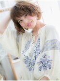 *mod's上尾*羽のような☆くせ毛風ふわくしゅ小顔ボブｃ
