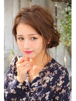 ヘアセットサロンシャルメ 梅田店(Hair Make Salon CHARMER)&nbsp;結婚式や二次会にも☆ナチュラルシニヨン
