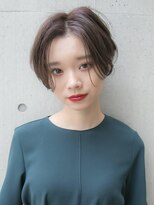 ルティア(Lutia) センターパート グレーアッシュ ショートボブ☆