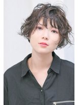 ルーシー ヘアデザインワークス(Lucy Hair Design Works) マッシュショート×ランダムカール