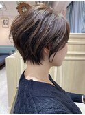 丸みショートボブ