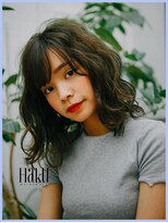 ヘア メイク ハク 横浜(hair make Haku)&nbsp;暗髪グレージュボブ