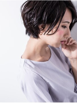 カバーヘア ブリス 大宮西口(COVER HAIR bliss) 濡れ髪ウェットヘアハンサムショートグラボブr大宮20代30代40代