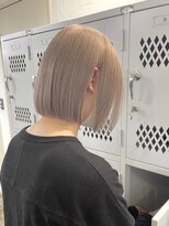 サンク 原宿 表参道(cinq)&nbsp;ミニボブダブルカラーインナーカラーハイライトケアブリーチ