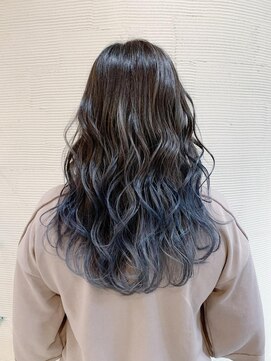リフレアンドケア ミチ 幸町店(refre&care MICHI) ブルーアッシュグラデーションカラー