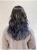 ブルーアッシュグラデーションカラー
