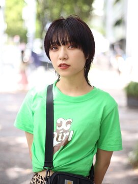 ノブレス(NOBLESSE) ショートウルフ/ダークレッド/nagata