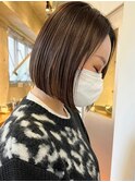 大人ショートヘア/ハイライトカラー/イルミナカラー[国分寺]