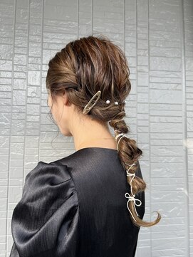 シャンプーボーイ お呼ばれヘア