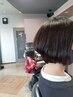 似合わせカット＋グレーカラー￥8525→8000