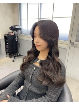 ロンドアヴァントゥス 池袋(Lond aventus) 韓国レイヤー/韓国風/ボブ/髪質改善/黒髪/ブリーチなし〔池袋〕