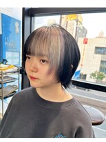 ガルボ ヘアー(garbo hair)&nbsp;ハイトーンデザインカラー高知美容院10代20代