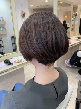 アッシュ 仙川店(Ash) 40代　乾かすだけでまとまる圧倒的艶ボブ