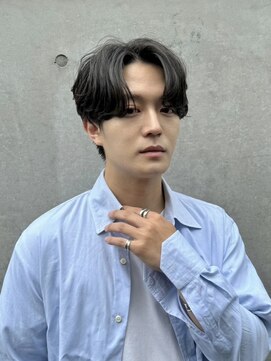 ゼスト 吉祥寺店(ZEST) センターパート　毛流れパーマ　吉祥寺/島田優斗