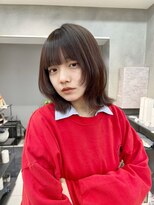 ユーフォリア 池袋東口駅前店(Euphoria) ボブウルフ 顔まわりウルフ 小顔カット