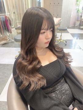 ガルボ ヘアー(garbo hair) プルエクステ 10代 20代 エクステ ブラウン 韓国風 艶カラー