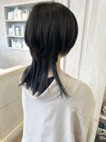 キャアリー(Caary)&nbsp;福山市Caaryお洒落マッシュウルフロング冬人気スタイル20代30代