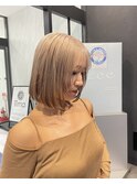 ミルクティーグレージュ