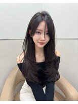 ラベル 渋谷(LAVEL)&nbsp;ザクザクレイヤーカット/ワンホン/小顔顔まわり/20代30代