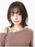 20代30代/大人可愛い/小顔ひし形/ウルフ/ミディアムレイヤー