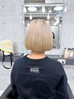 エンディアリング 東銀座(Endearing)&nbsp;★レイヤーカット イメチェン 美髪 ホワイトブロンド