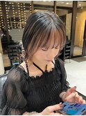 black×beige    アンブレラカラー