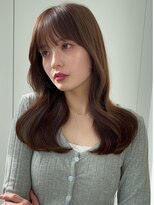 ロンド ボーイ 表参道(Lond BOY)&nbsp;くびれヘア/顔周り/韓国/レイヤーカット/黒髪/ミディアム/表参道