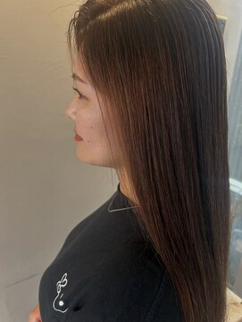 ヘアサロン レゴリス(hair salon REGOLITH) 縮毛矯正×オレンジブラウン