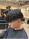 MEN’S HAIR/波巻ツイストスパイラル/フェザーパーマ/眉毛/渋谷