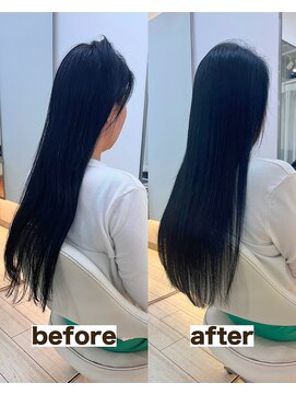 シゲ 自由が丘店(SHIGE) 縮毛矯正まではしたくない方へ|髪質改善トリートメント+カット