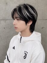 ビリーフ エマ 寝屋川店(be’leef.ema)&nbsp;ホワイトハイライト×レイヤーマッシュウルフ
