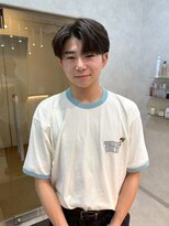 ジーナ オム 札幌(Zina Homme)&nbsp;メンズカット＊コンマヘア＊黒髪＊韓国風＊Zina Homme札幌