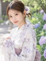 ネオリーブ クタ 町田店(Neolive kuta) 韓国風浴衣ヘア×編みおろしアレンジ【町田】