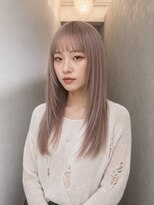 フィグバイアルテフィーチェ(fig by artefice)&nbsp;タッセルボブウルフボブマッシュウルフミルクティーヘアー