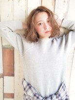 ナヌーク シブヤ(nanuk shibuya)&nbsp;春夏☆外国人風ラフウェーブ×前下がりボブ×透明感グレージュ☆