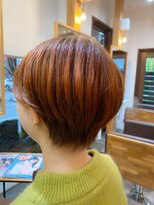 ヘアーエステリス(HAIR ESTE RISU)&nbsp;ショート×シアーオレンジ
