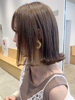 アイティー バイ アルバム 中野店(IT by ALBUM)&nbsp;グレージュボブ_スリークボブ厚めバングローライト_ba286741