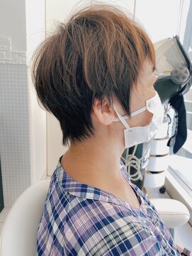 ヘアアンドデイスパ アグー(hair&dayspa AGU) 【横須賀中央 AGU】シャープネスショート 大人可愛い