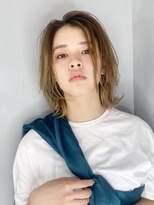 アイティー バイ アルバム 中野店(IT by ALBUM)&nbsp;ストレートボブ_カーキグレージュマッシュショート_98040