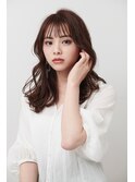 韓国風20代30代40代◎小顔 レイヤー外ハネセミロング
