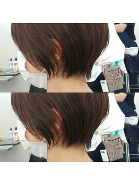 エルエスヘアー(LS HAIR) 【LS HAIR菊地】自然にくびれる透け感ショート