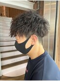 MEN'S HAIR ツイスト×刈り上げ×前下がり