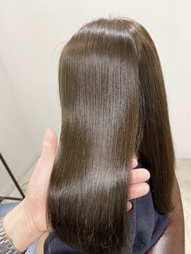 サルファ ヘアデザイン 名古屋 丸の内(S.ALPHA HAIR DESIGN) アッシュブラウンカラーとヘアエステ