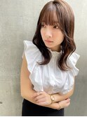 黒髪/ボブルフ/ネビージュ/小顔/ワンレン/髪質改善/グレージュ