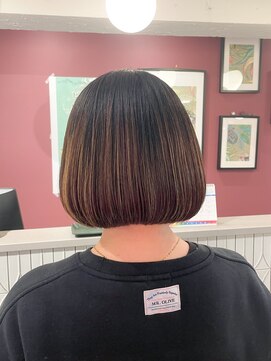 ムーン(moon) 3月#ショコラアッシュ#ヘルシースタイル#縮毛矯正・ストレート