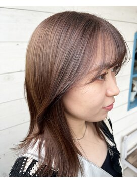 ヒマワリ(HIMAWARI) ミディアム　ラベンダーベージュ　艶