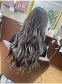 コントラストハイライト風インナーカラー